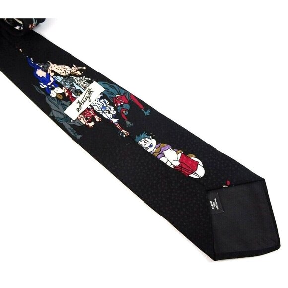 Funny Dog Walker Necktie Novelty Neck Tie - Picture 4 of 4